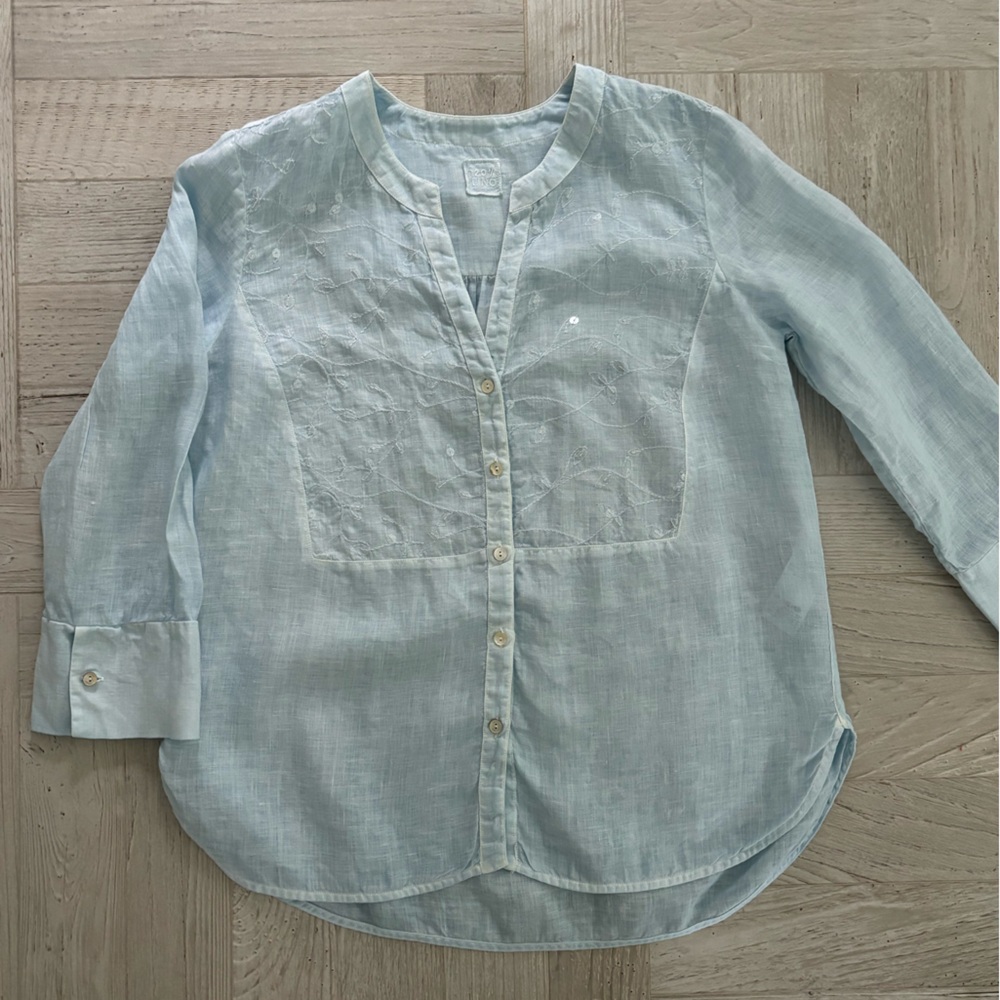 Light Blue Button-Up Shirt
